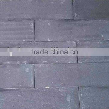 Clay fired plastic wall tiles