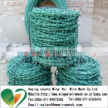 Galvanized Steel Coiled Barbed Wire For Security Fence