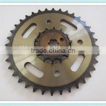 Motorcycle sprocket and chain set (Factory direct price)