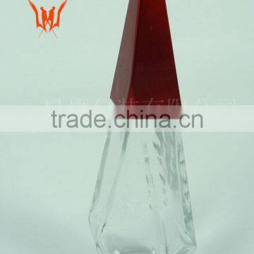 Colorful Diamond Shaped Perfume Bottles With High Glass photo-1
