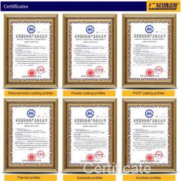 products certificate