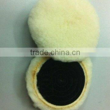 hot sell 85078 wool pad/wool bonnet/lambskin bonnet