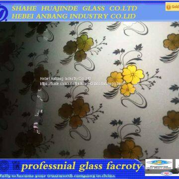 Стекло с кислотной травлением и льдинами, декоративное стекло для окон и дверей художественного стиля photo-2