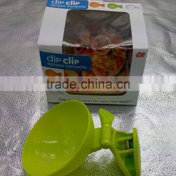 dip clip dip bowl Mini Plastic Dip Clips Dip dish Plastic Bowl With Clip