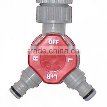 2-Way Garden Hose Connectors Snap With Dial Switch photo-4