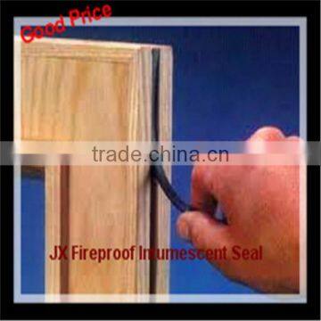 Graphite Based 7times Expansion Ratio Fireproof Intumescent Door Seal Strip Without Adhesive photo-2