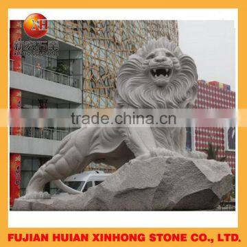 Big Stone Lion Statue in Garden Sculpture for Sale photo-6