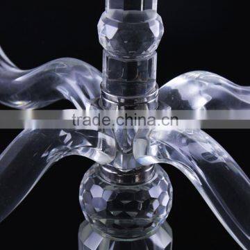 New Coming Attractive Style Dinner Table Crystal Candleholder With Reasonable Price photo-2