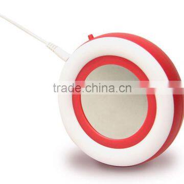 Winter USB Gadget Silicone Cup Mat, Rainbow Colorful Design USB Heat Warmer Coaster, Gift USB Cup Warm Coaster For Wholesale photo-5