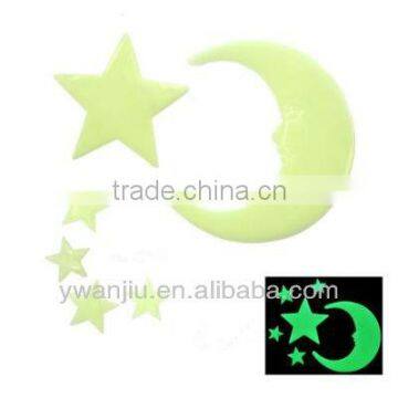 Supply Romantic houseful luminous Stickers / bedroom wall sticker / ceiling plaster --stars and moon