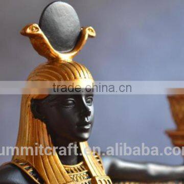 Resin Egyptian Statues Home Goods Antique 3 Tier Candle Holder photo-6