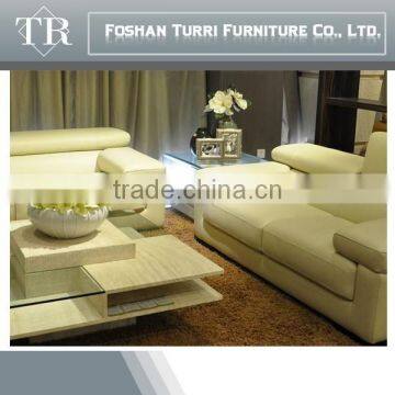 Living Room Modern Sectional Italian Leather Sofa photo-6
