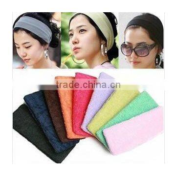 Elastic Cotton Terry Headband