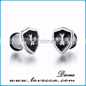 Dumbbell Popular Men Style Fashion 316L Titanium Steel Earrings photo-4