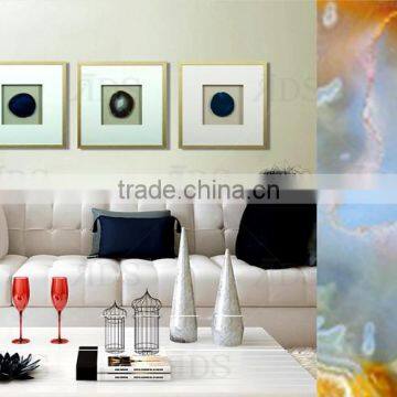 Framed Handmade Agate Shadow Box Wall Decor photo-4