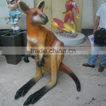 FRP kangaroo figurine