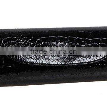 Womens Envelope Evening Patent Croc Skin Embossed Party Clutch photo-6