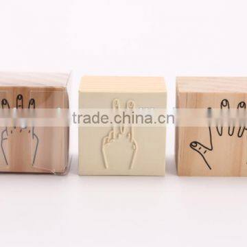 Jumbo Gesture Wooden Stamp photo-2