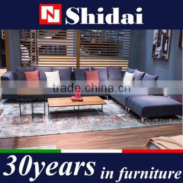 Sofa Sectional Modular Blue Fabric Living Room L Shape Right Chaise G1118 photo-2