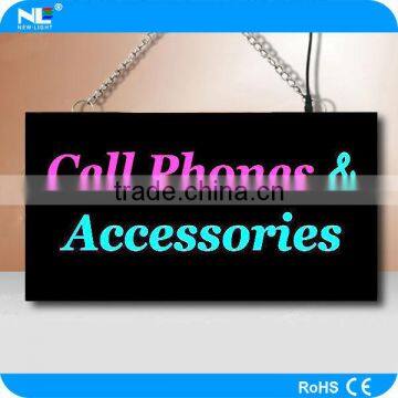 Illuminated Advertising LED Resin Sign Environmental-friendly LED Open Sign Safety LED Display Sign photo-2