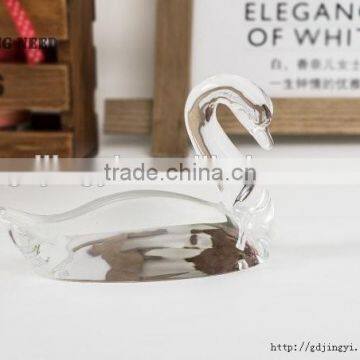 acrylic supplier fancy transparent goose table decorations for shopping mall