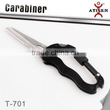 Multi Functions Climbing Carabiner With Hiking Knife And Screwdriver Outdoor Tool photo-2