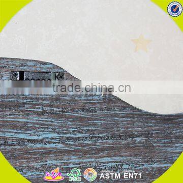 2017 New Design Home Decoration Wooden Wall Decor Top Fashion Whale Shape Wooden Wall Decor W09D017 photo-5