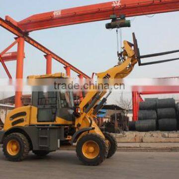 1.5ton ZL15 mini digging wheel loader with best price and CE