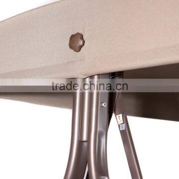 3 Seat Patio Swing Chair Metal Swing Chair With Steel Frame for Hot Sale photo-4