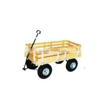TC1823 Wooden Garden Trolley,childrens Wooden Cart,kids Wagon Cart photo-2