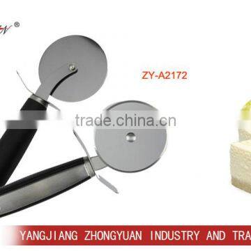 Stainless steel cake cutter polishing wheel with non-slip handle