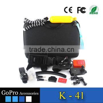 2016 Hot Selling Wholesale 16 in 1 Products Kit for Gopros Heros 4 Action Camera Accessories Kit Mount photo-2