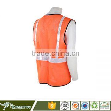 Polyester Fabric For Safety Vest With Reflective Tape photo-4