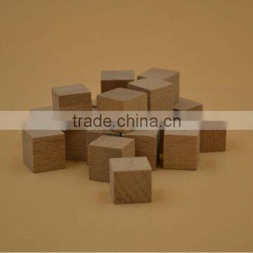 Natural Wooden Craft Cubes Wood Block Cube 10mm to 50mm Diameter photo-2
