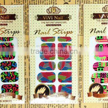 Vivi Nail Nail Supplies Grow in Dark Printing Wholesale Custom Nail Wrap photo-3