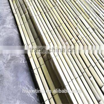 Green Bamboo Fence woven with galvanized iron wire