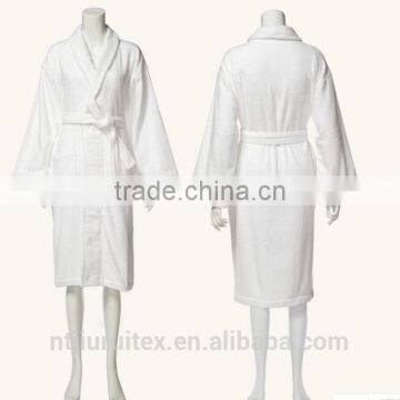100% Cotton Terry Bathrobe Hotel Robe,100% Organic Cotton Hotel Bathrobe,nightwear Gown photo-2
