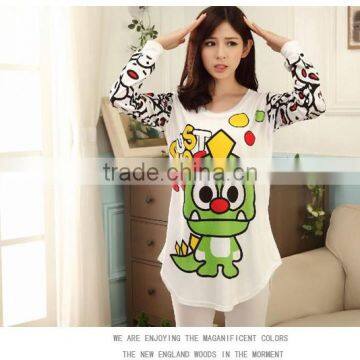 autumn girl han edition long sleeve pajamas