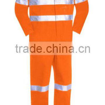 Customized Manufacture Fire Retardant Industrial Ultrasoft Workwear Uniform Reflective Tape Overalls photo-2