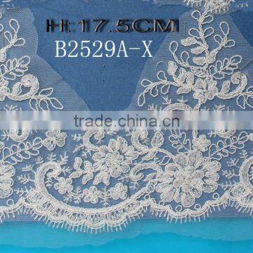 Best Selling Latest African Embroidery Lace Trimmings With Good Price