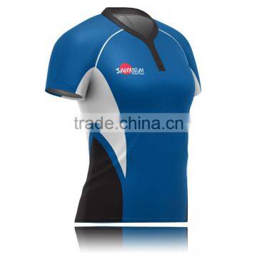 2016 100% polyester cool mesh rugby shirt, sublimated rugby uniforms