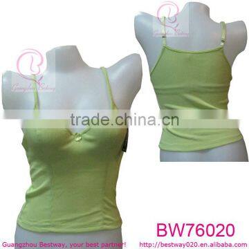 Wholesale ladies summer short camisoles tops underwear