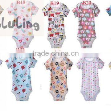 2015 top fashion Unisex 100% cotton wholesale baby bodysuits newborn baby clothing ,Infant rompers