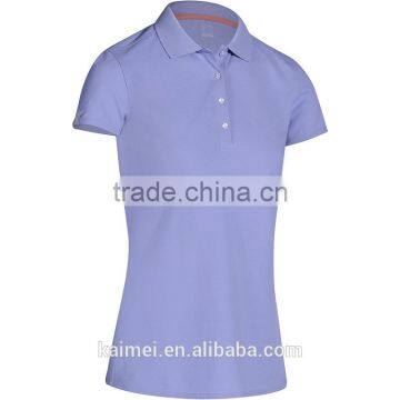 2017 Wholesale Good Quality Popular New Design Golf Polo Shirt for Lady photo-2