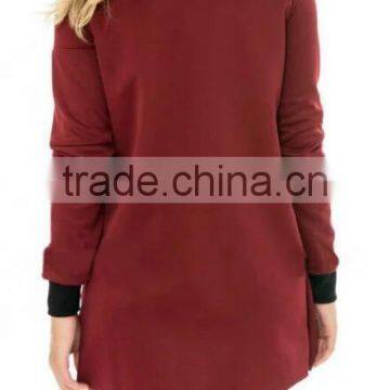 Runwaylover EY1022C OEM Service Factory Direct Geometric Pattern Winter Women Long Jacket Coat photo-6