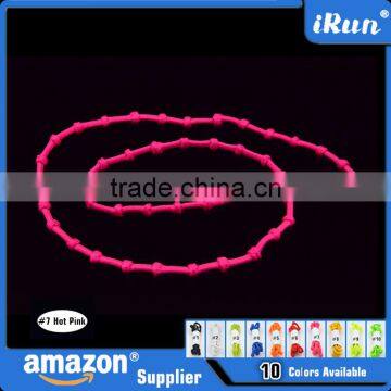 MOQ:100 Pairs!!!~10 Colors~No Tie Elastic Laces With Knots~ Elastic Lazy Shoe Laces Sport Triathlon Laces~Elastic Quick Shoelace photo-4