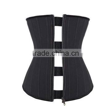 Instyles 25 steel boned Women's Latex Sport Girdle Waist Training Corset Waist Shaper