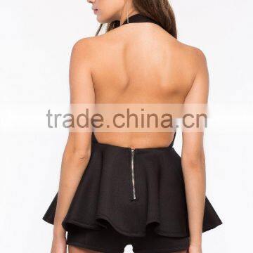 Super Sexy Halter Neck V Neck Woman Romper Clothes for Adult 2015 photo-5