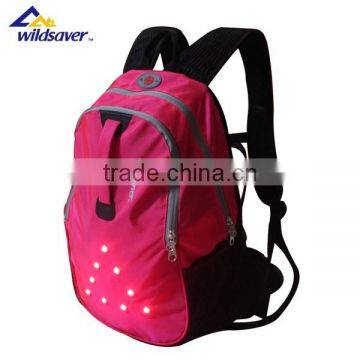 Flashing Waterproof LED Light Safety Hiking Backpack photo-3