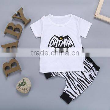 Wholesale Summer Cotton Printing Boys Kids t Shirt With Pants Set photo-4
